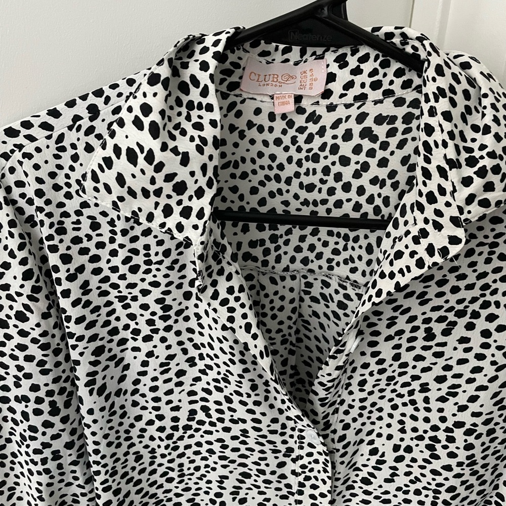 Oversized Patterned Blouse - Picture 3 of 3